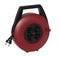 Red plastic cable reel