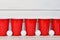 Red Plastic Drinking Cups