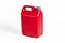 Red plastic jerrycan