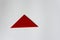 Red plastic triangle