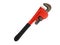 Red plumbers wrench