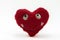 Red plush heart