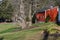 Red Pole Barn on Farm Land