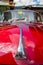 Red Porsche 356 oldsmobile vintage veteran car detail