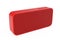 Red Portable Waterproof Wireless Speaker. 3d Rendering