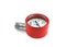 Red pressure checking gauge