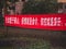 A red propaganda banner hung in Chinese communities during the COVID-19 epidemic, which read: `Life is heavier than Mount Tai, the