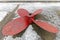 Red Propeller Snow