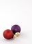 Red & Purple Ball Ornaments