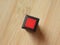 Red push button switch part