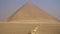 Red Pyramid. The Red Pyramid, also called the North Pyramid, is the largest of the three major pyramids located at the