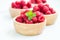 Red rasberries fruit
