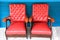 Red retro Armchairs
