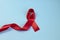 Red ribbon December 1 of every year People around the world hold World AIDS Day to remember those who have died from acquired