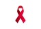 Red ribbon vector for use on Worlds Aids Day