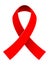 Red Ribbon Week concept with red awareness ribbon. Colorful vector illustration for web and printing.