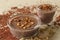 Red rice porridge with navra rice, milk and ghee. A healthy breakfast option