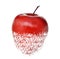 Red ripped apple fruit