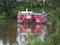 Red river boat vintage, travelling in Australia