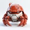 Red Robot Crab: A Futuristic Realism Military Uniform