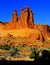 Red Rock Cliff Face Moab National Park Utah Wilderness Mountains