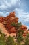 Red Rock Cliff Hoodoos Pillar Spires Rise Above The Pine Trees I