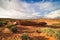 Red Rock Desert Landscape of Utah in the Iconic American Southwest