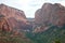 Red Rock Landscape in Colob Canyon, Zion National Park, Utah