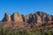 Red Rock Mountains In Arizona High Desert