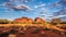 Red rock mountains in the Northern Territory of AustraliaHoliday in Australia - The Port Campbell National Park is a national park