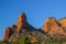 Red Rock Outcroppings in Arizona High Desert