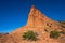 Red rock peak in caprock canyon