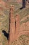 Red Rock Pinnacle in a Canyon