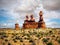 Red Rock Sandstone Formations, Three Sisters