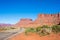 Red rock scenery along Utah state route 128 leading to Castle Valley in Utah