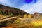 Red rocks at Alto Tajo in autumn