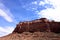 Red rocks and blue sky