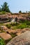 Red rocks at Georgian Bay Ontario, Canada