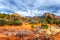 The red rocks and red Soil of Munds Mountain Wilderness viewed from the Little Horse Trail Head at the town of Sedona, Arizona