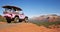 A Red Rocks Tour Jeep, Sedona in the Distance