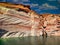 Red rocks wall lake powel canyon arizona usa