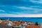 Red Roofs,Church Tower And Sea- Baska Voda,Croatia