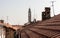 Red roofs of Italyan town Lomazzo