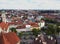 Red roofs in Munich, Bavaria