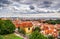 Red roofs, Prague panorama