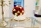 Red Roses Bouquet in the middle of dining table in modern living