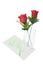 Red Roses and Greetings Card