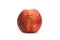 Red rotten apple. Natural color and texture
