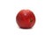 Red rotten apple, natural color and texture.