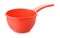 Red round plastic water dipper